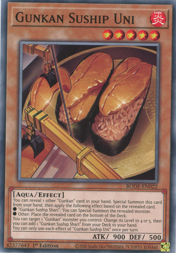 BODE-EN022 - Gunkan Suship Uni - Common - Burst of Destiny