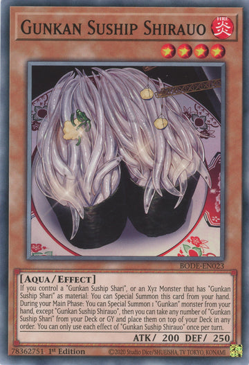 BODE-EN023 - Gunkan Suship Shirauo - Common - Burst of Destiny