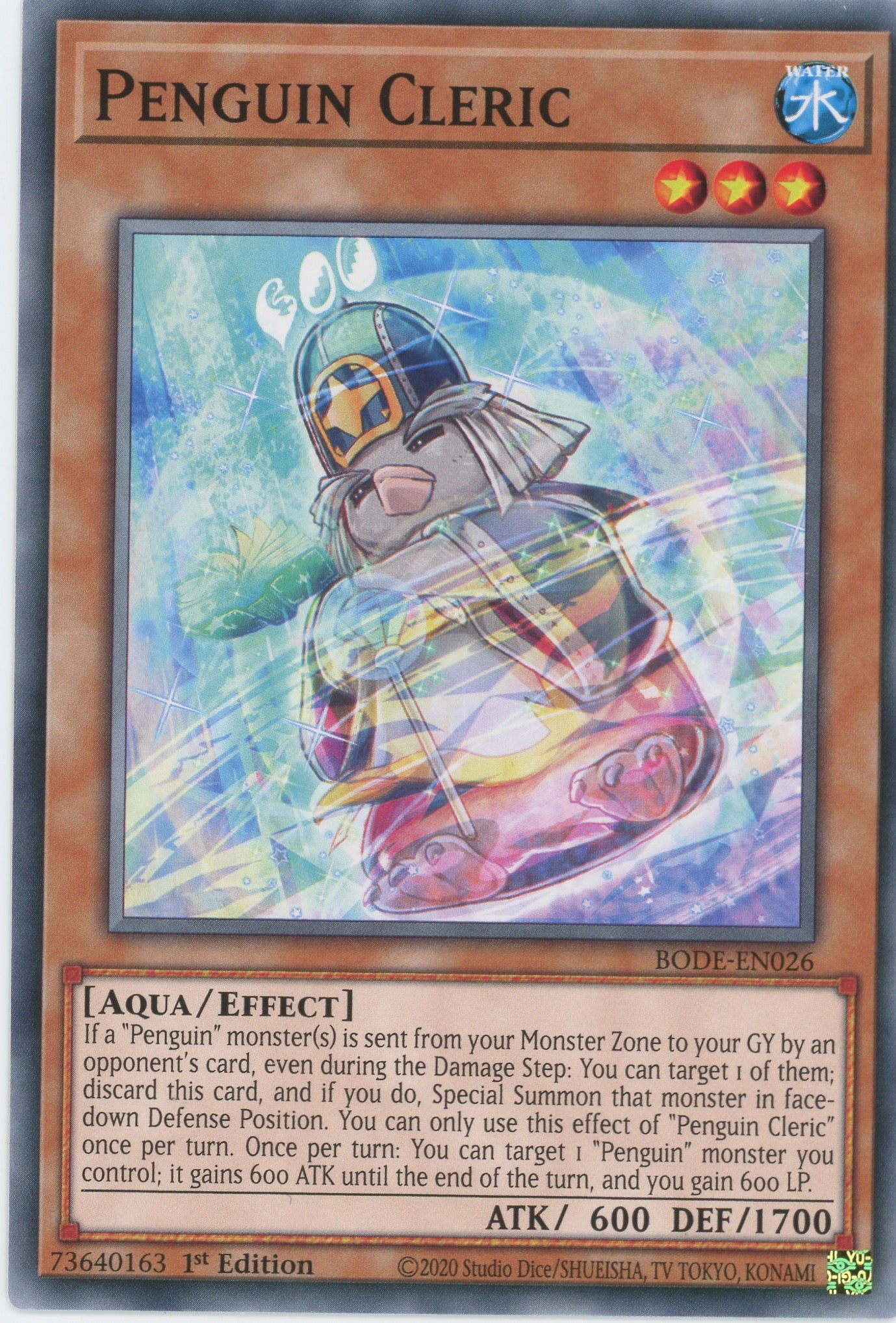 BODE-EN026 - Penguin Cleric - Common - Effect Monster - Burst of Destiny