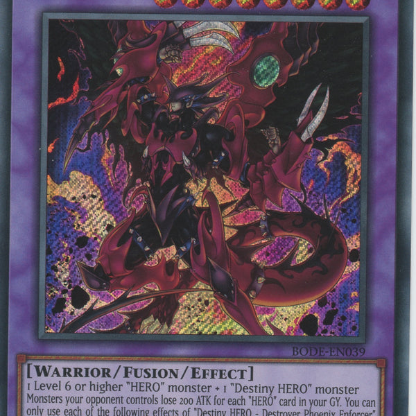 destiny hero monsters BODE-EN039 - Destiny HERO - Destroyer Phoenix Enforcer