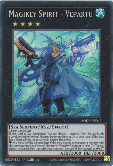 BODE-EN047 - Magikey Spirit - Vepartu - Super Rare - Burst of Destiny