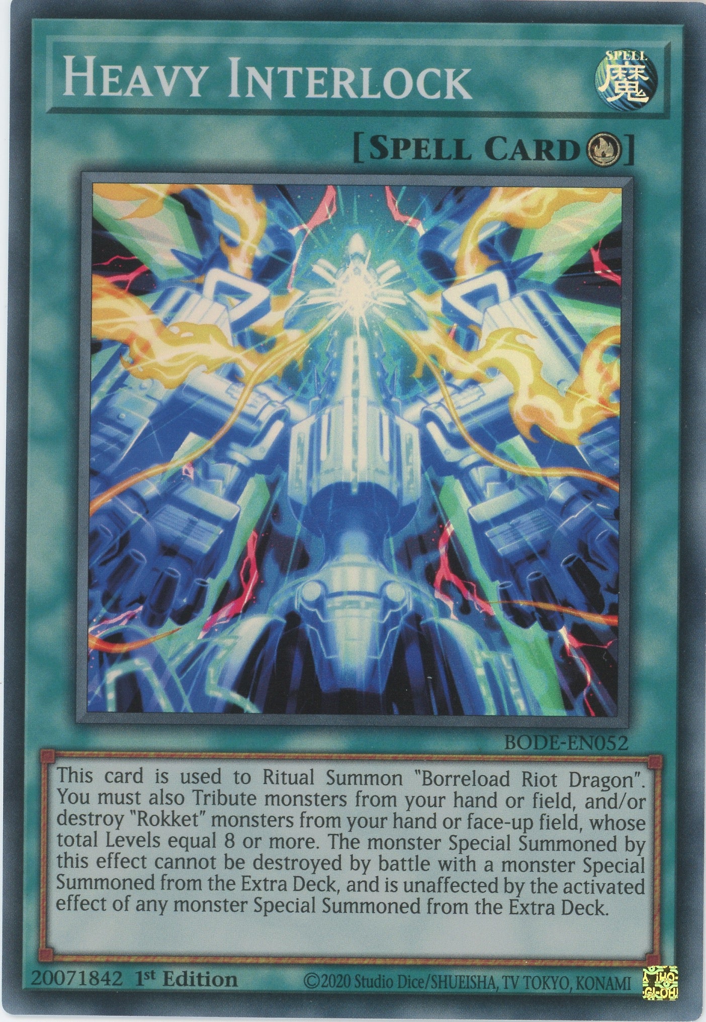 BODE-EN052 - Heavy Interlock - Super Rare - Ritual Spell - Burst of Destiny