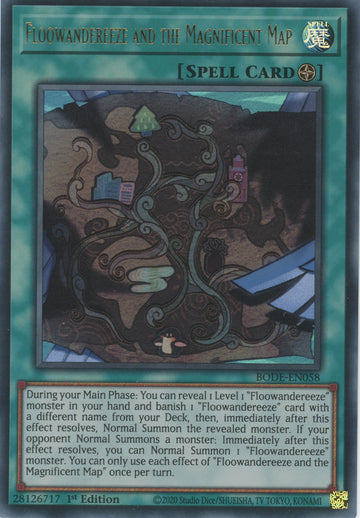 BODE-EN058 - Floowandereeze and the Magnificent Map - Ultra Rare - Burst of Destiny