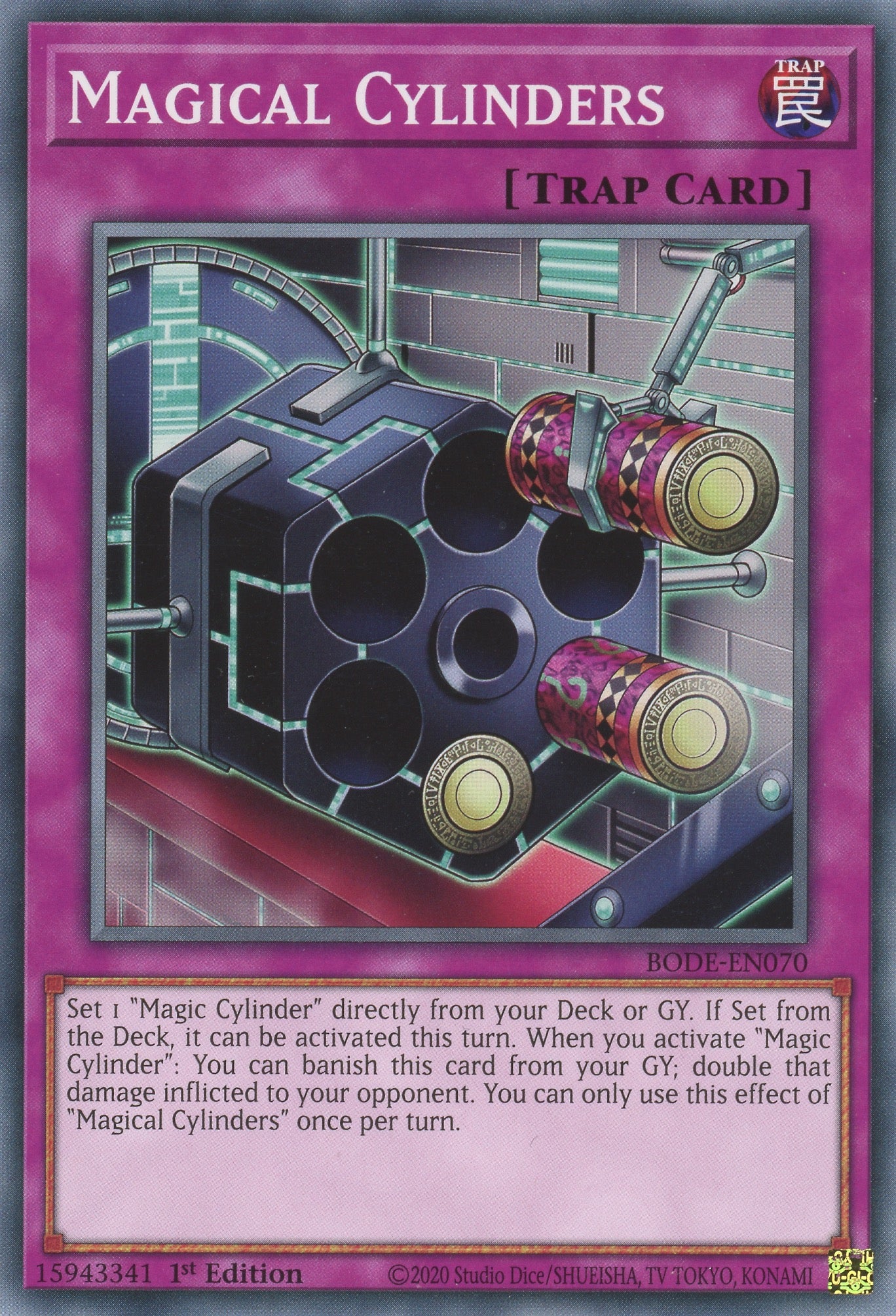 BODE-EN070 - Magical Cylinders - Common - Normal Trap - Burst of Destiny