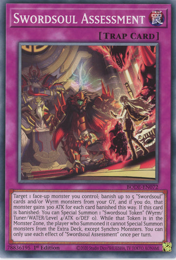 BODE-EN072 - Swordsoul Assessment - Common - Burst of Destiny