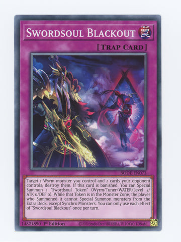 BODE-EN073 - Swordsoul Blackout - Common - Burst of Destiny