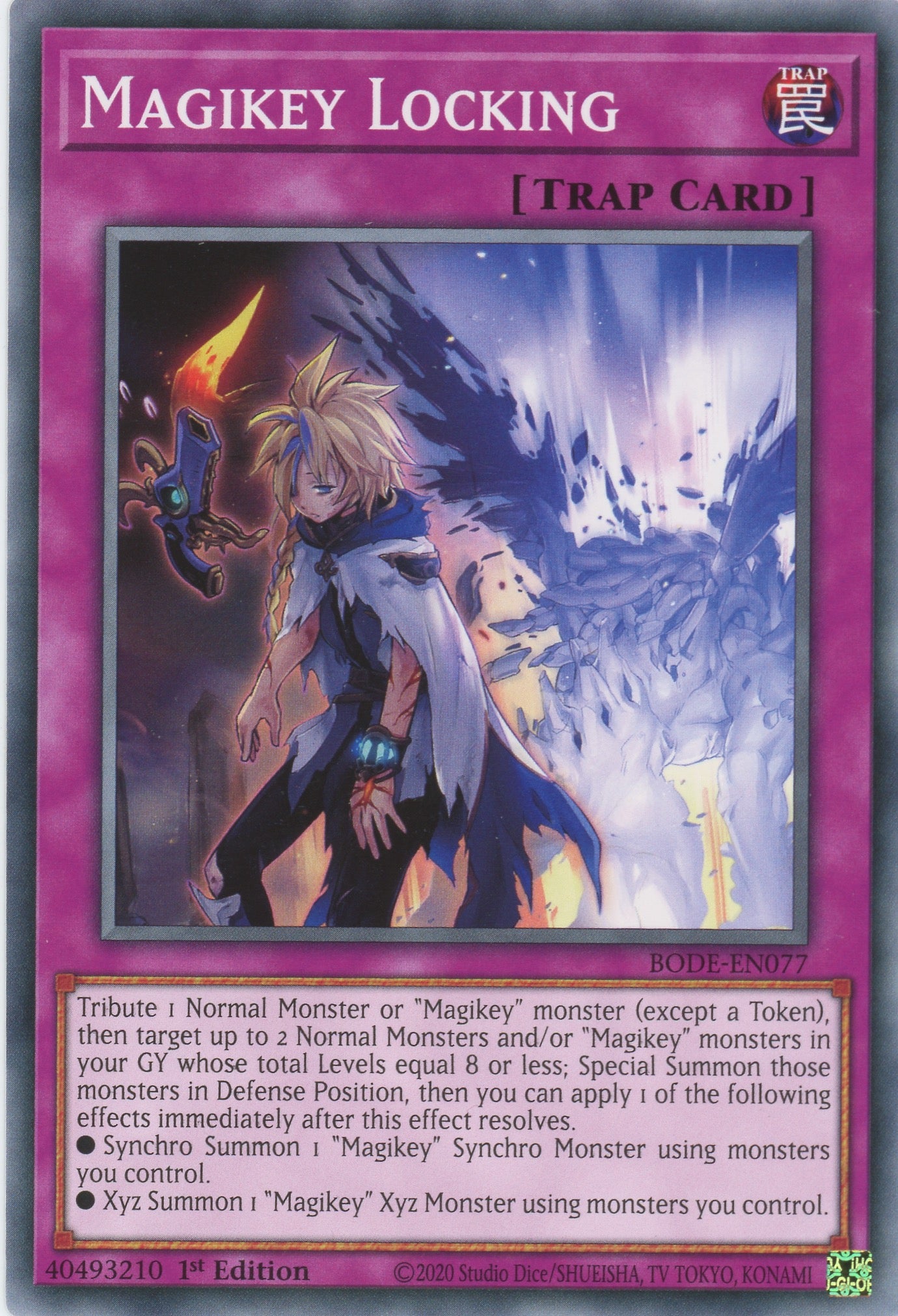 BODE-EN077 - Magikey Locking - Common - Normal Trap - Burst of Destiny