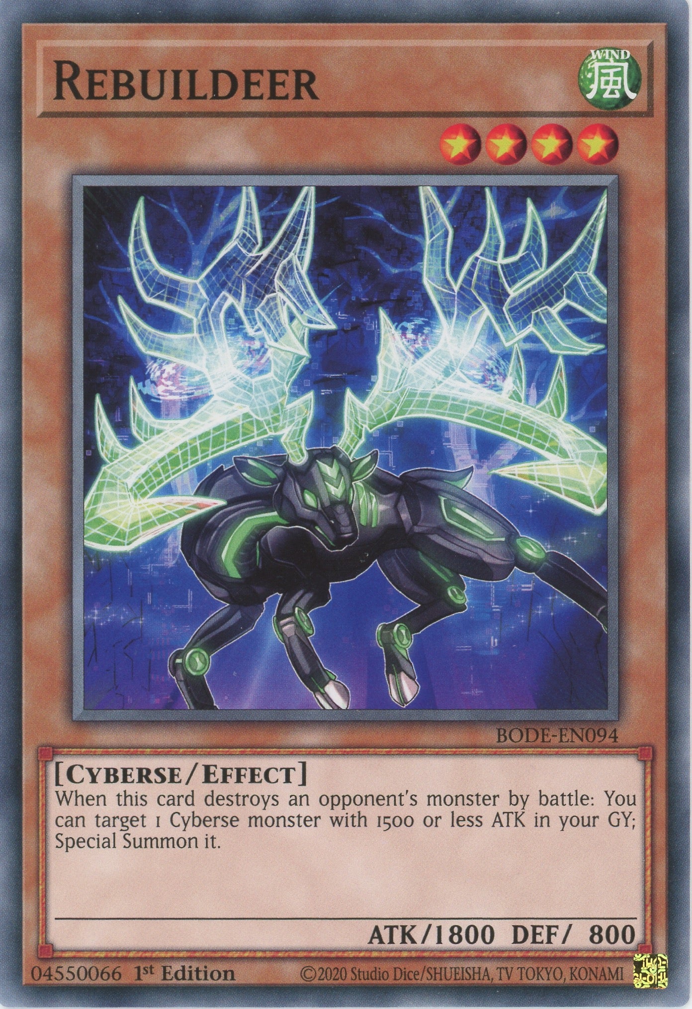 BODE-EN094 - Rebuildeer - Common - Effect Monster - Burst of Destiny