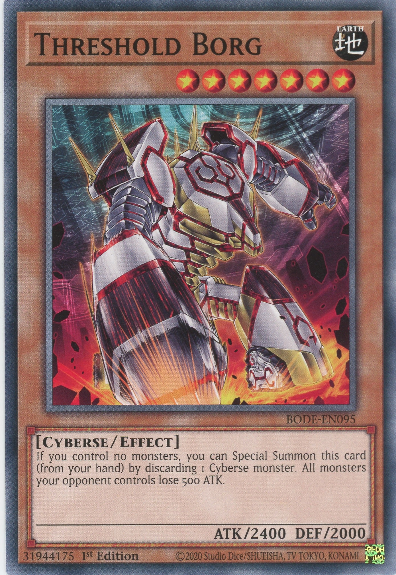 BODE-EN095 - Threshold Borg - Common - Effect Monster - Burst of Destiny