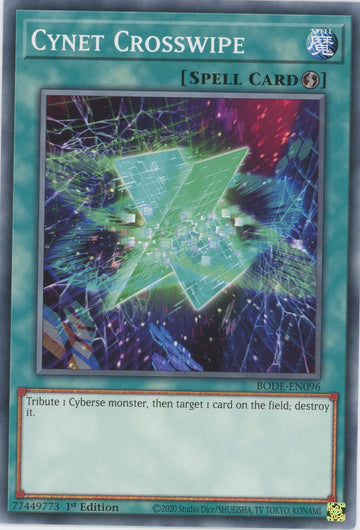 BODE-EN096 - Cynet Crosswipe - Common - Burst of Destiny