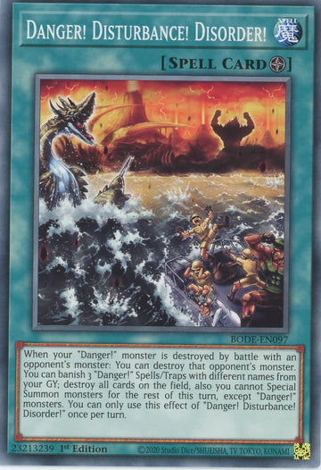 BODE-EN097 - Danger! Disturbance! Disorder! - Common - Burst of Destiny