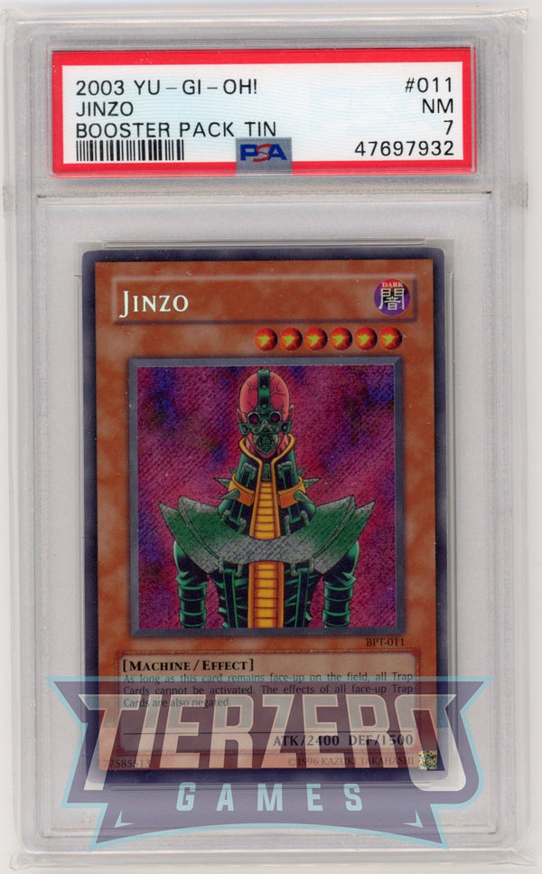 BPT-011 - Jinzo - Secret Rare - PSA 7