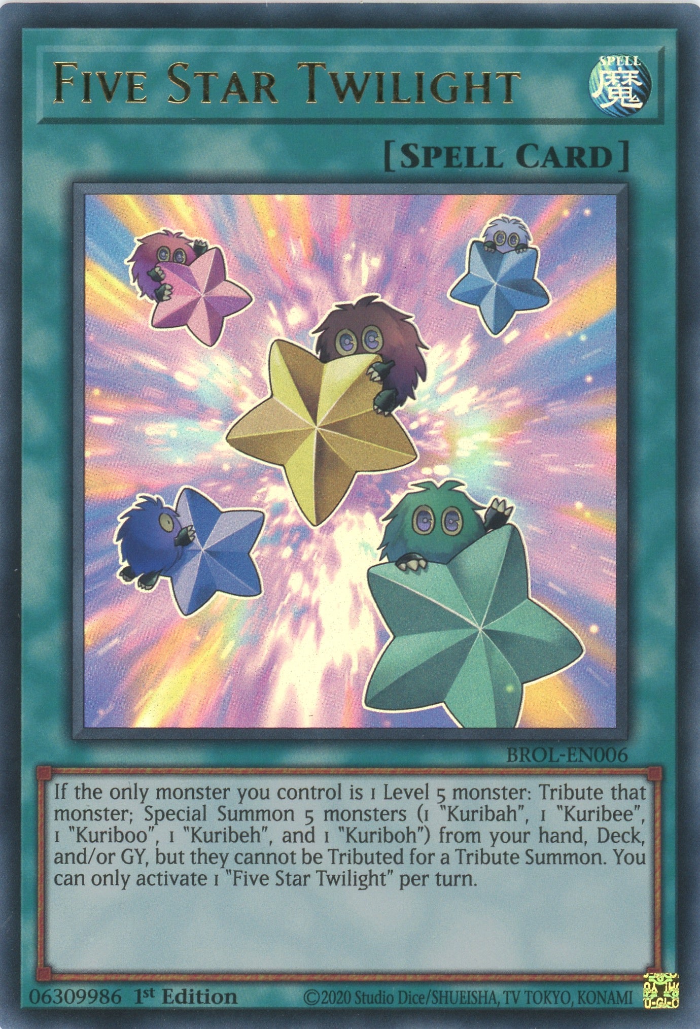 BROL-EN006 - Five Star Twilight - Ultra Rare - Normal Spell - Brothers of Legend