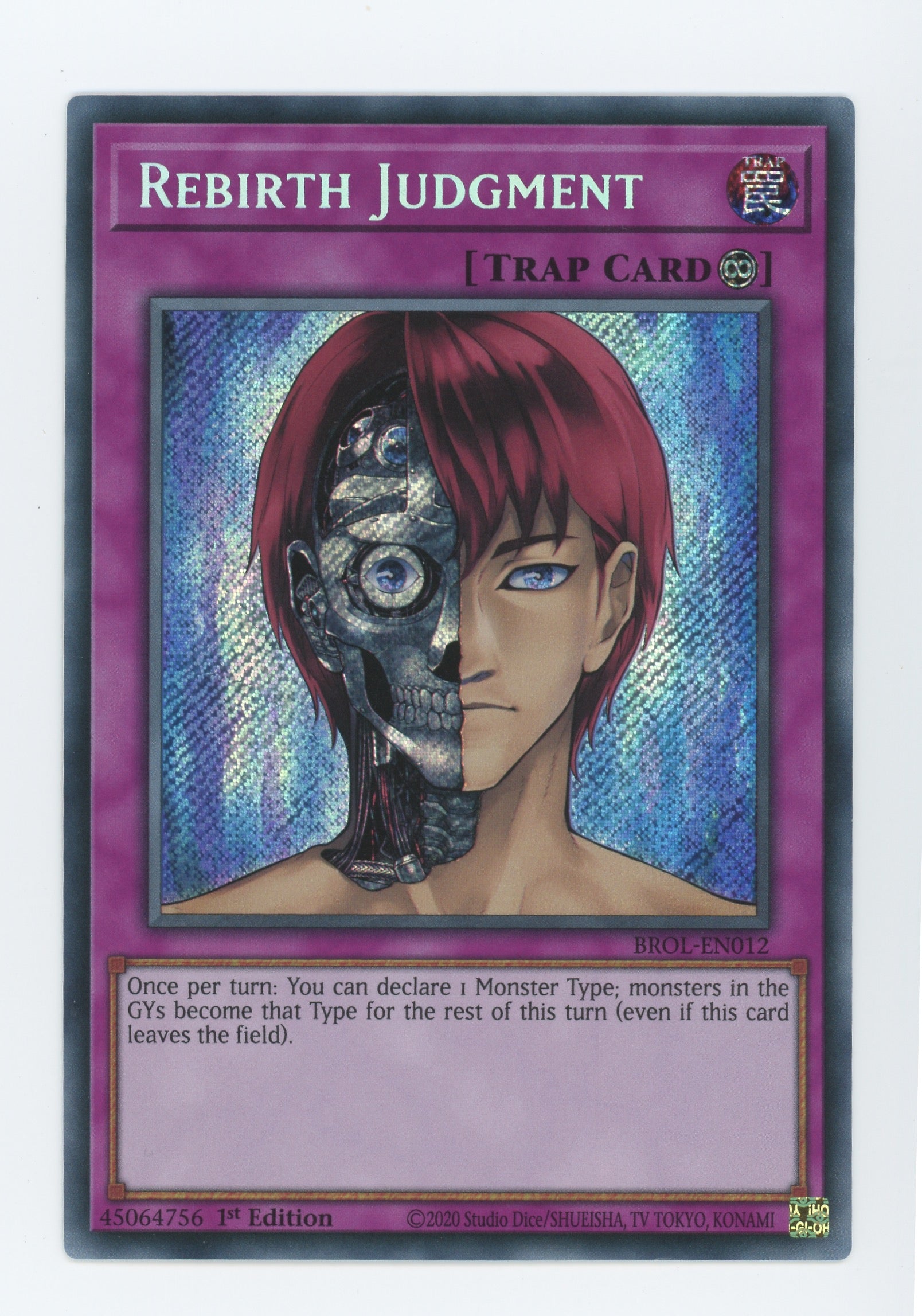 BROL-EN012 - Rebirth Judgment - Secret Rare - Continuous Trap - Brothers of Legend