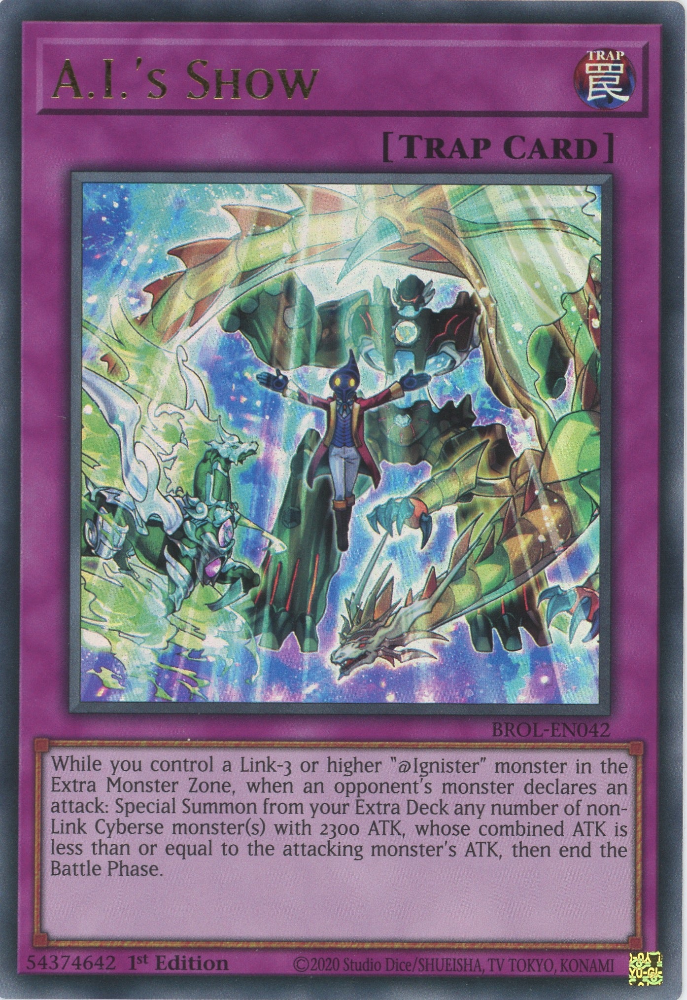 BROL-EN042 - A.I.'s Show - Ultra Rare - Normal Trap - Brothers of Legend