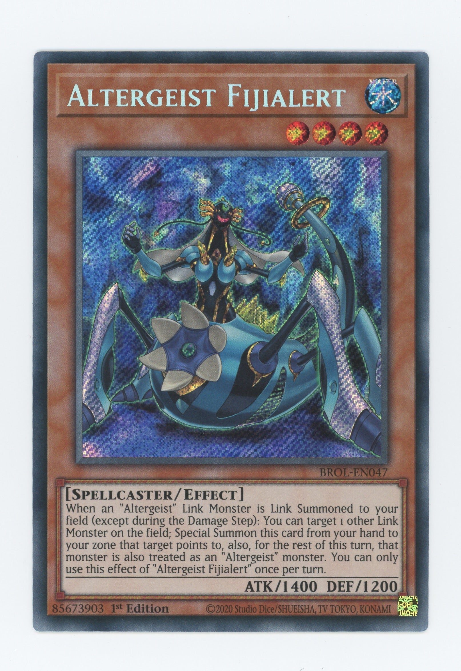 BROL-EN047 - Altergeist Fijialert - Secret Rare - Effect Monster - Brothers of Legend