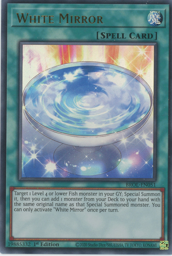 BROL-EN051 - White Mirror - Ultra Rare - Normal Spell - Brothers of Legend