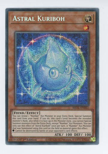 BROL-EN061 - Astral Kuriboh - Secret Rare - Brothers of Legend