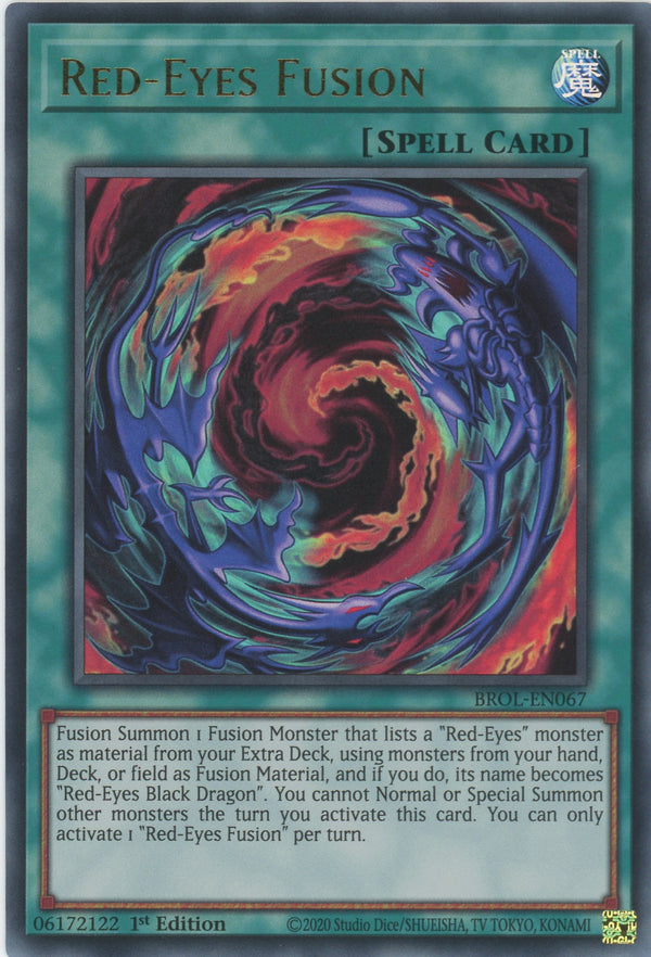 BROL-EN067 - Red-Eyes Fusion - Ultra Rare - Normal Spell - Brothers of Legend