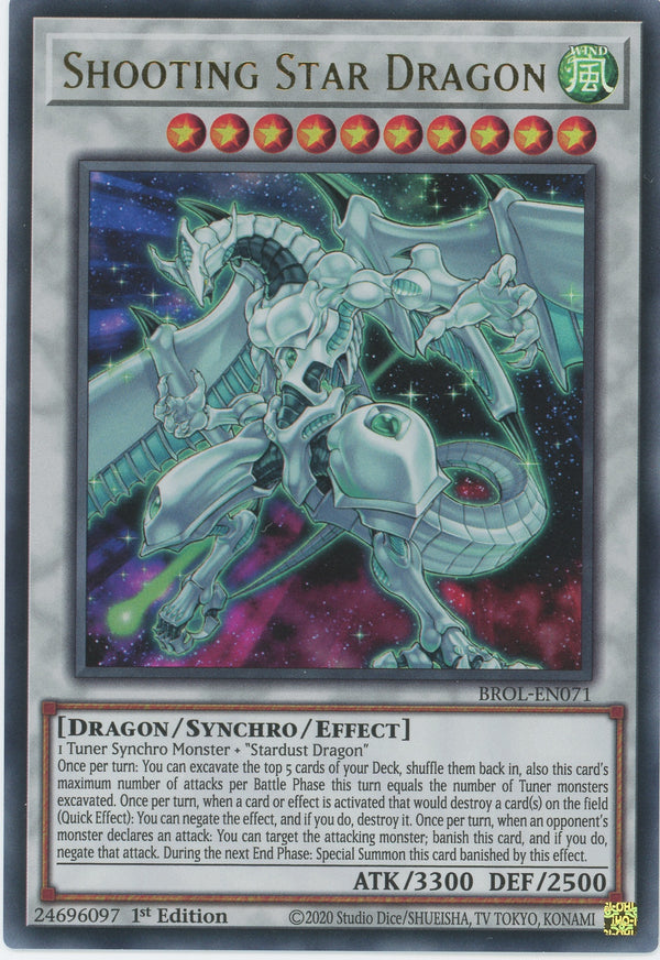 BROL-EN071 - Shooting Star Dragon - Ultra Rare - Effect Synchro Monster - Brothers of Legend