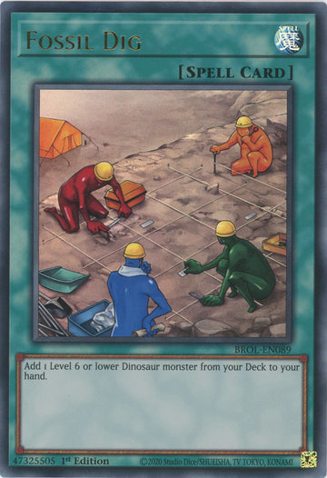 BROL-EN089 - Fossil Dig - Ultra Rare - Brothers of Legend