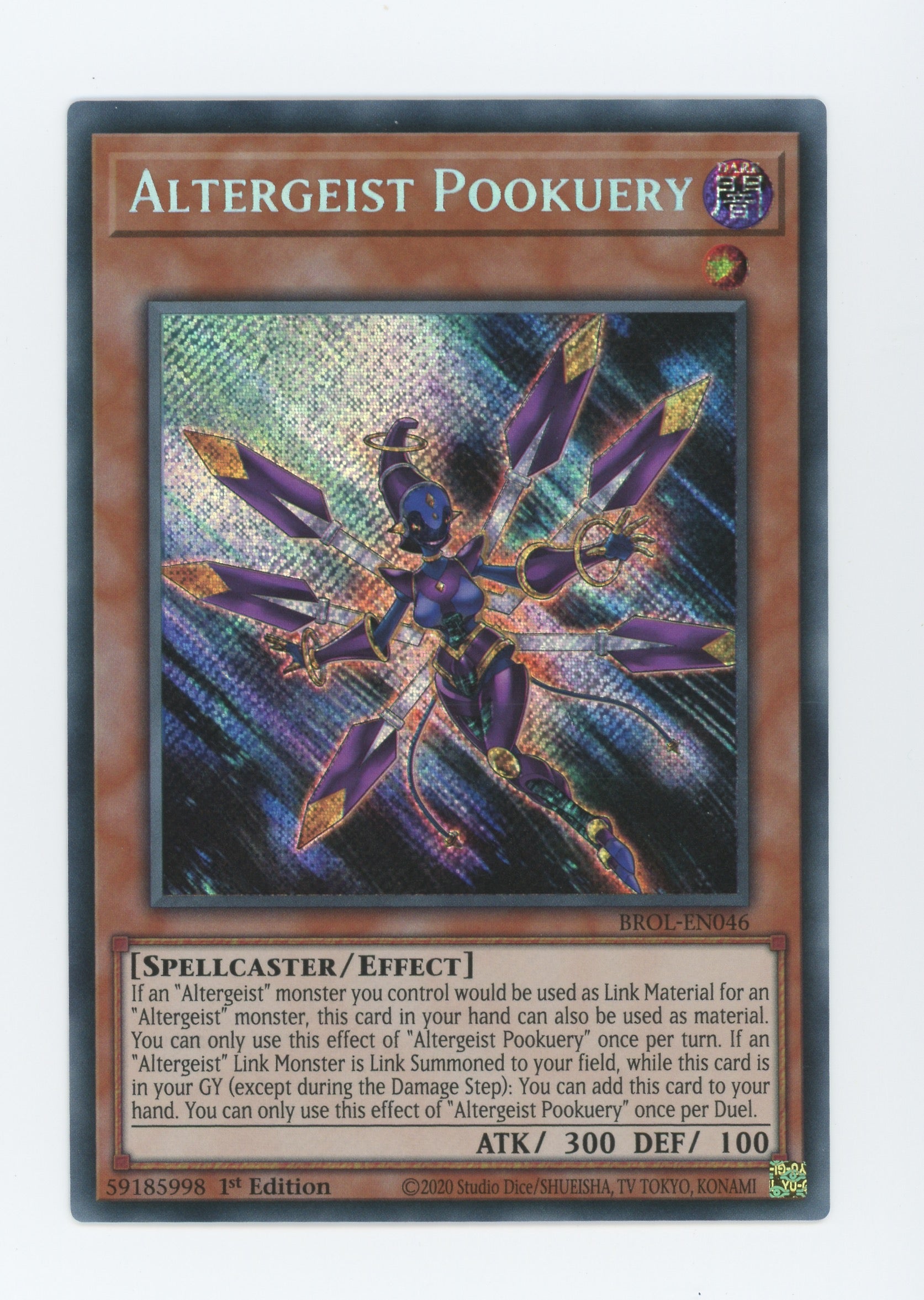 BROL-EN046 - Altergeist Pookuery - Secret Rare - Effect Monster - Brothers of Legend