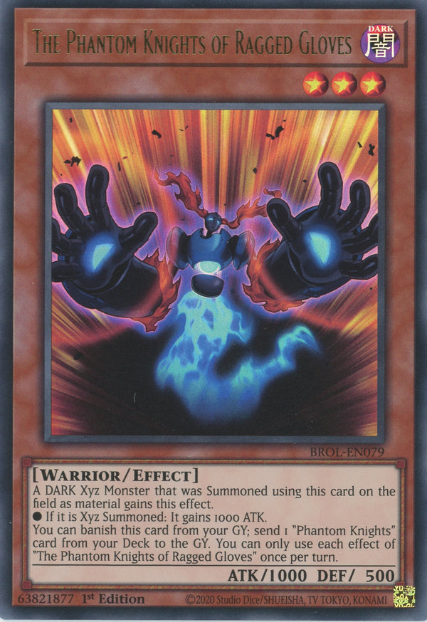 BROL-EN079 - The Phantom Knights of Ragged Gloves - Ultra Rare - Effect Monster - Brothers of Legend