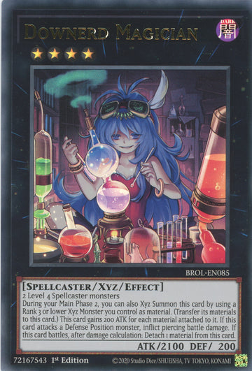 BROL-EN085 - Downerd Magician - Ultra Rare - Brothers of Legend