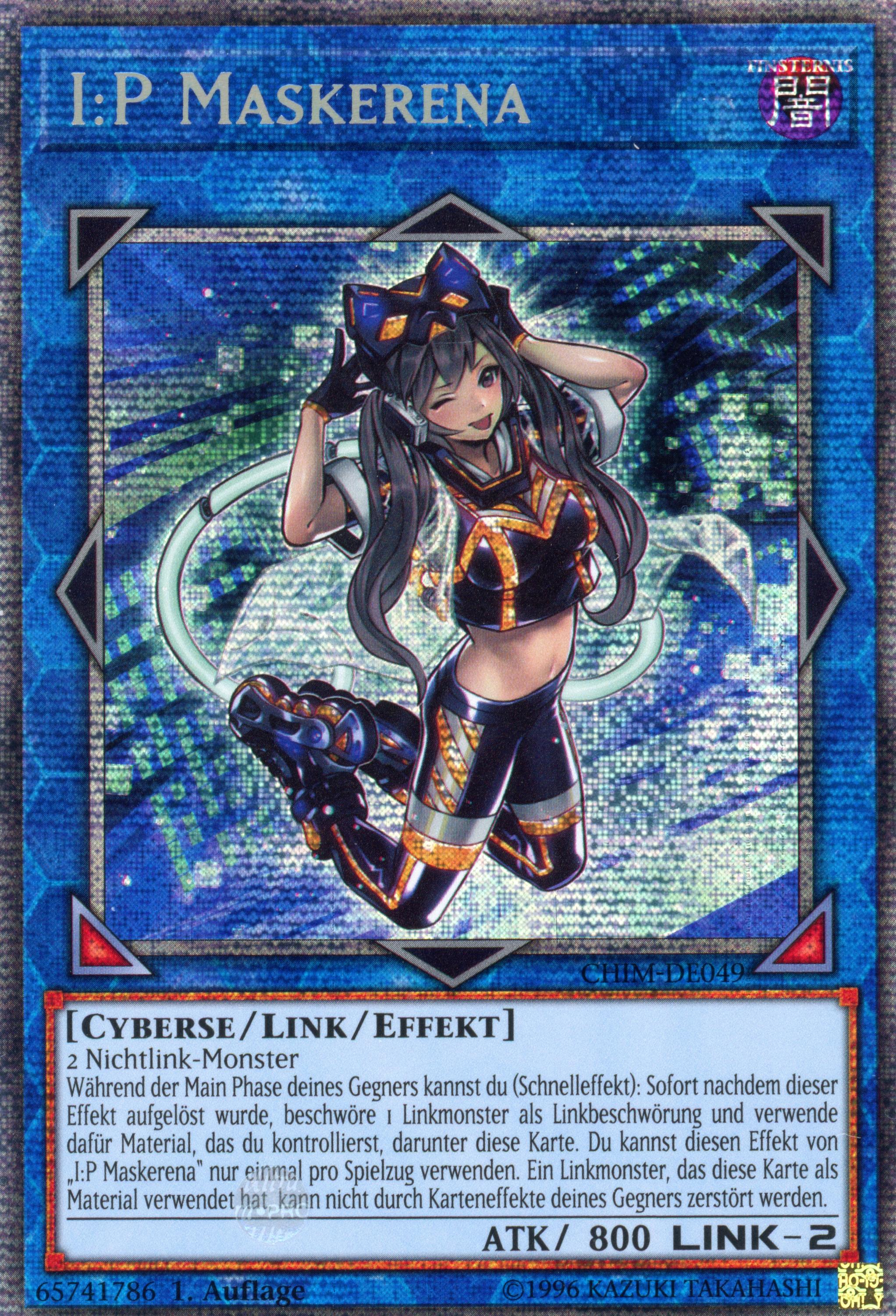 CHIM-DE049 - I:P Masquerena - Starlight Rare - Effect Link Monster - 1st Edition - Chaos Impact - German