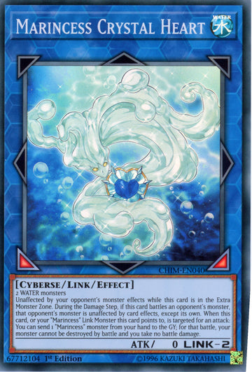 CHIM-EN040 - Marincess Crystal Heart - Super Rare - Chaos Impact - 1st Edition