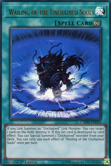 CHIM-EN055 - Wailing of the Unchained Souls - Ultra Rare - Chaos Impact - 1st Edition