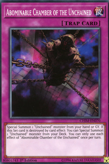 CHIM-EN070 - Abominable Chamber of the Unchained - Common - Chaos Impact - 1st Edition