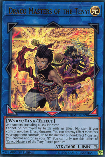 CHIM-EN099 - Draco Masters of the Tenyi - Ultra Rare - Chaos Impact - Unlimited