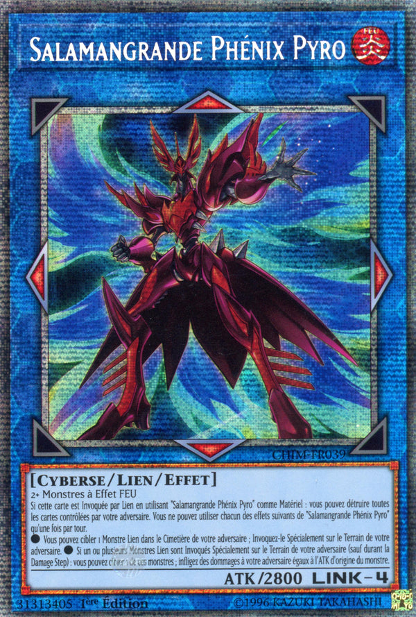 CHIM-FR039 - Salamangreat Pyro Phoenix - Starlight Rare - Effect Link Monster - 1st Edition - Chaos Impact - French