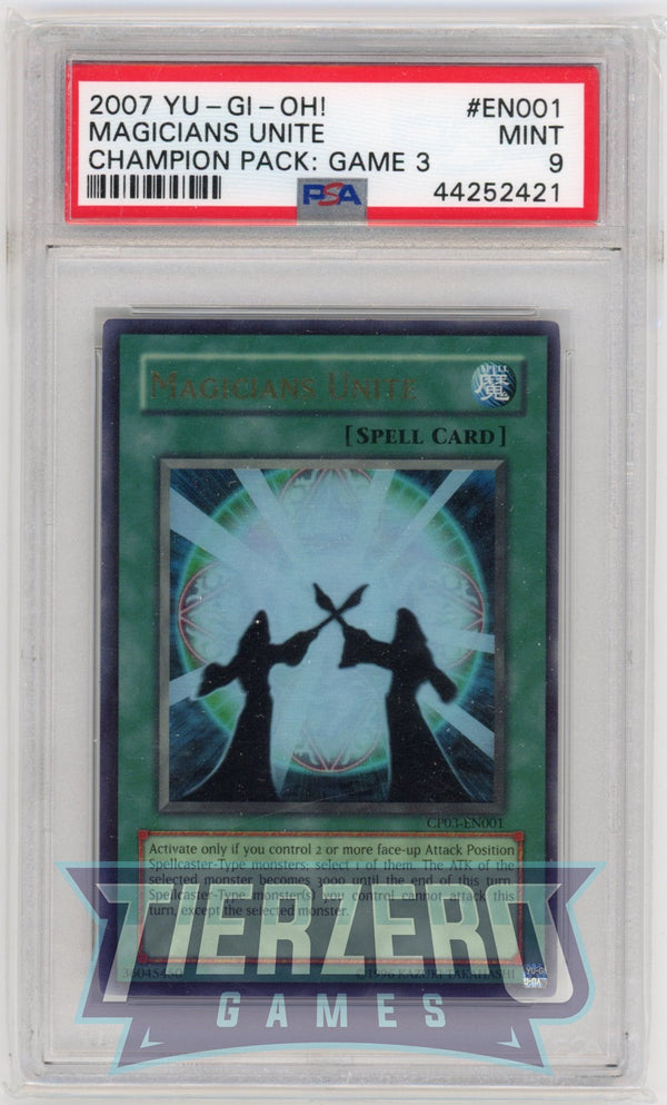 CP03-EN001 - Magicians Unite - Ultra Rare - PSA 9