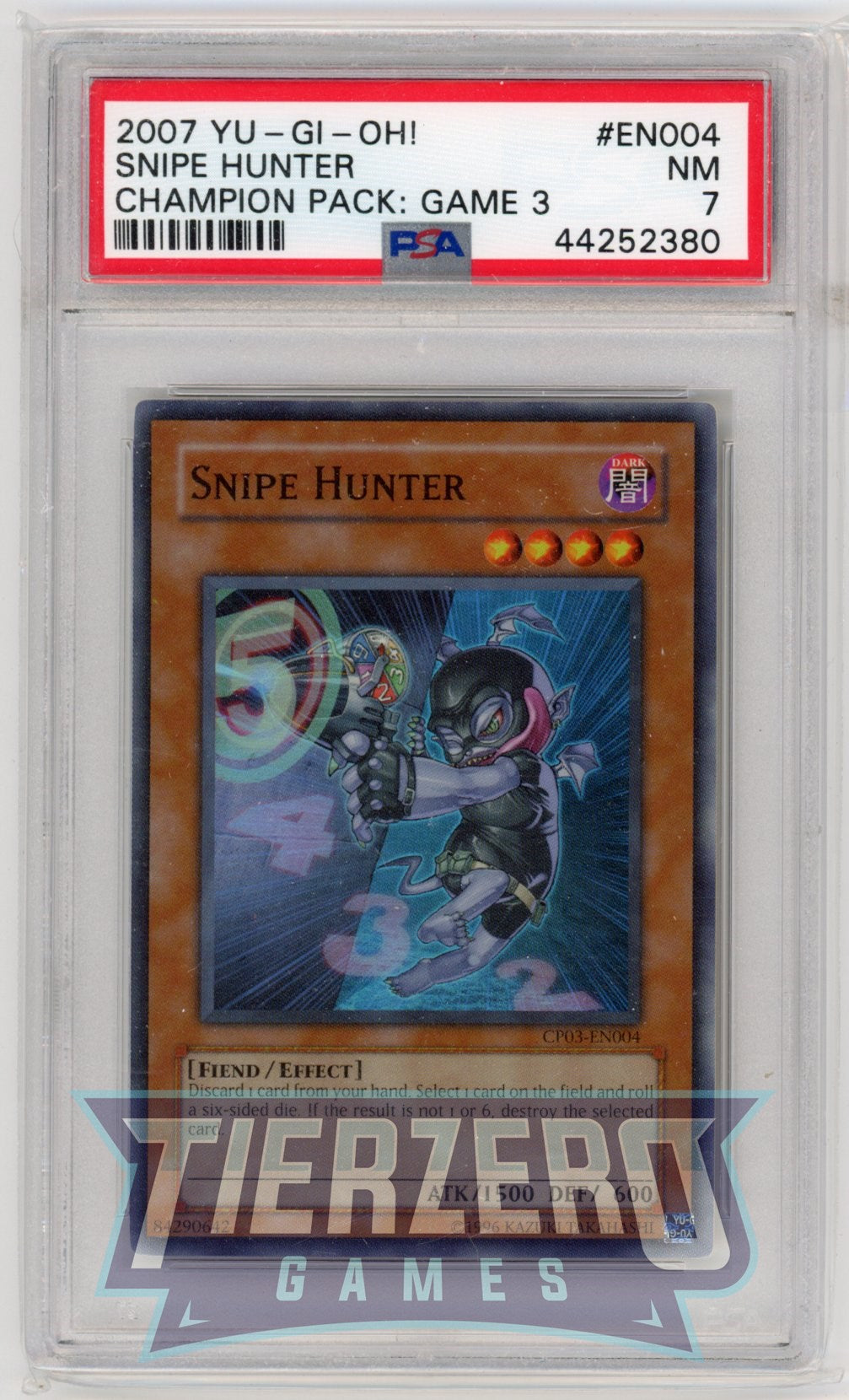 CP03-EN004 - Snipe Hunter - Super Rare - PSA 7