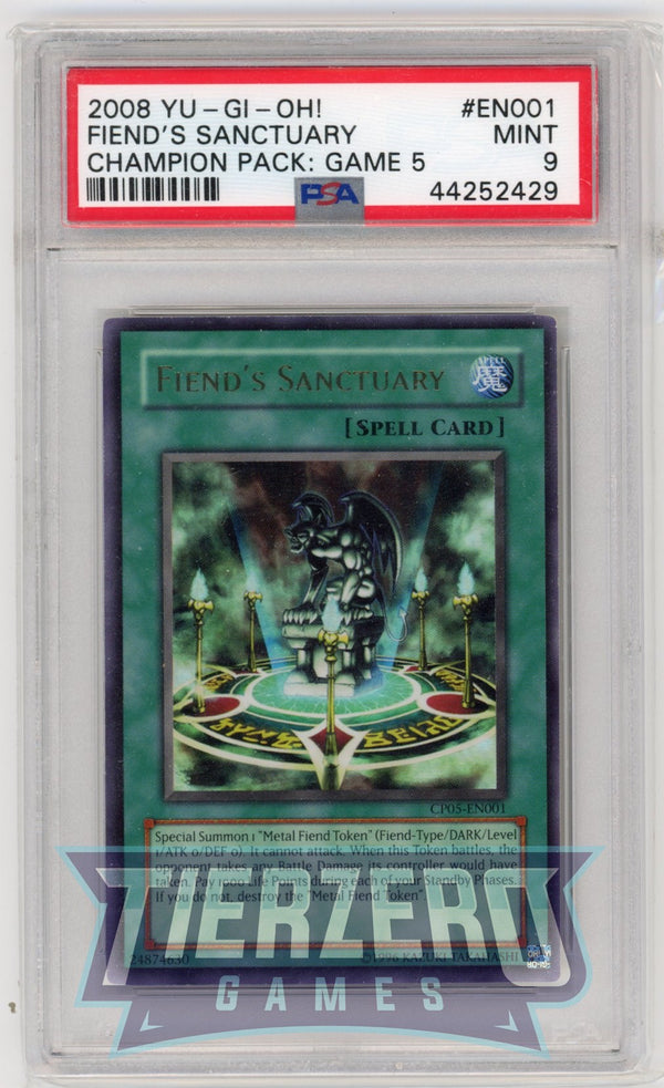 CP05-EN001 - Fiend's Sanctuary - Ultra Rare - PSA 9