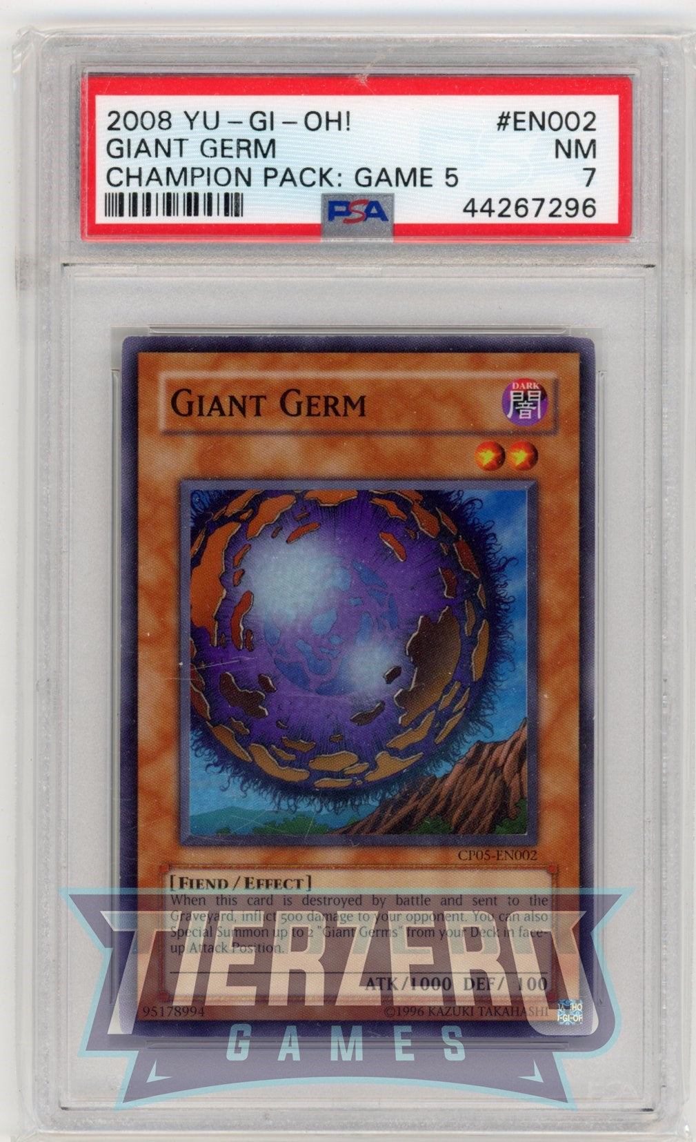 CP05-EN002 - Giant Germ - Super Rare - PSA 7