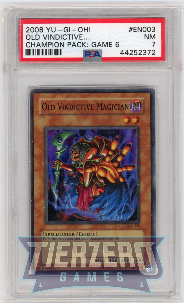 CP06-EN003 - Old Vindictive Magician - Super Rare - PSA 7