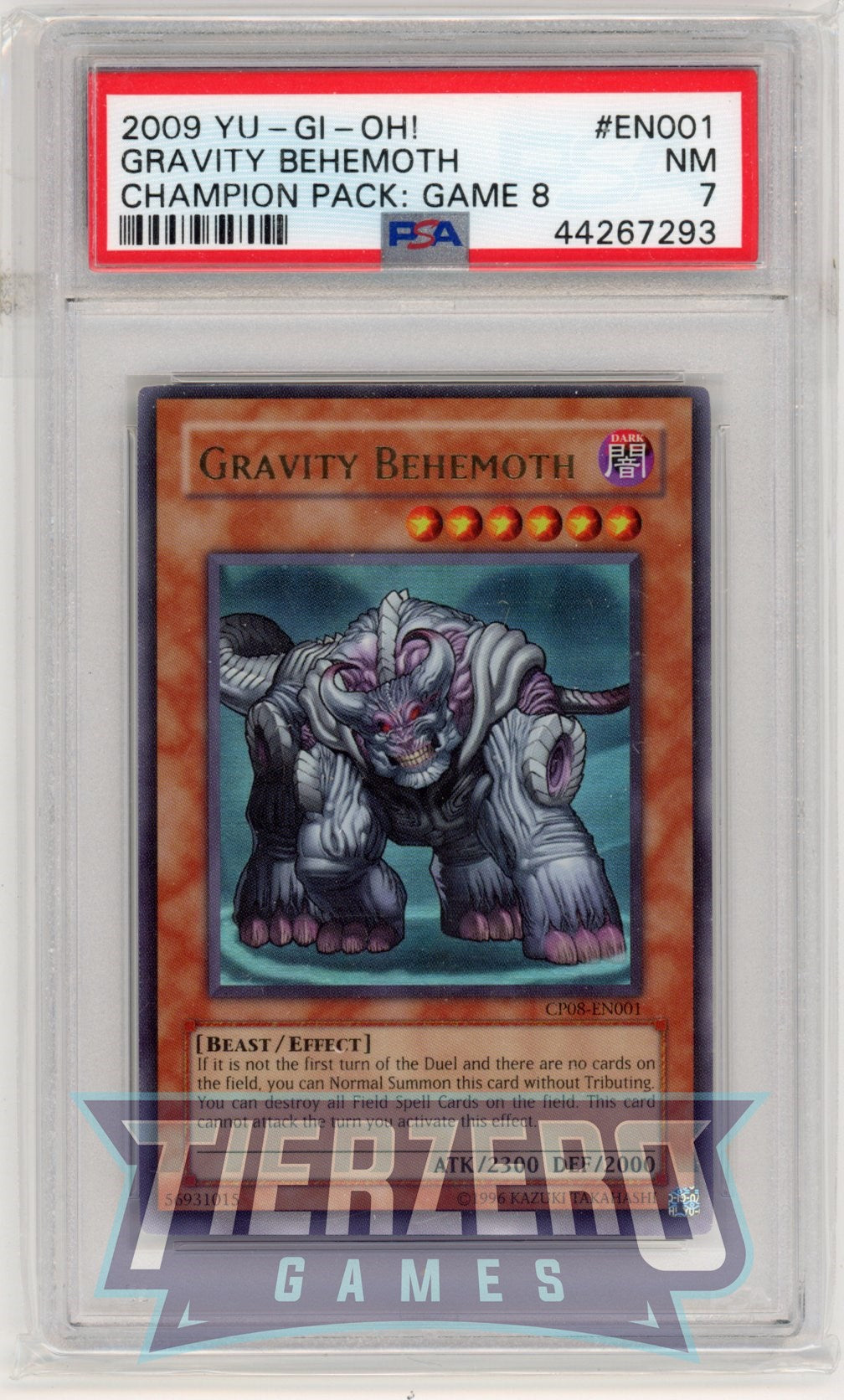 CP08-EN001 - Gravity Behemoth - Ultra Rare - PSA 7