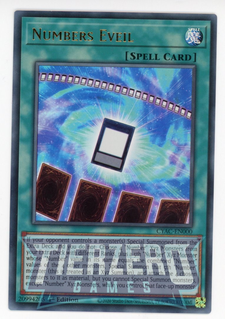 CYAC-EN000 - Numbers Eveil - Ultra Rare - Normal Spell - Cyberstorm Access