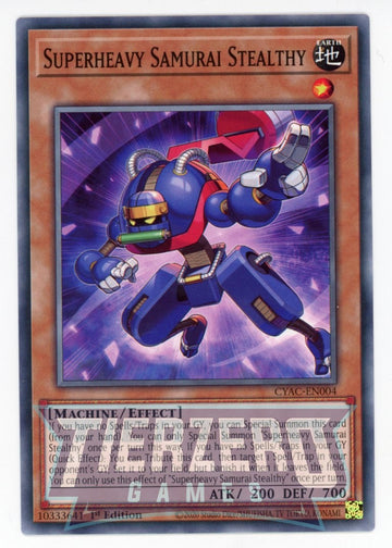 CYAC-EN004 - Superheavy Samurai Stealthy - Common - Cyberstorm Access
