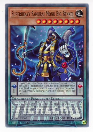 CYAC-EN007 - Superheavy Samurai Monk Big Benkei - Common - Cyberstorm Access