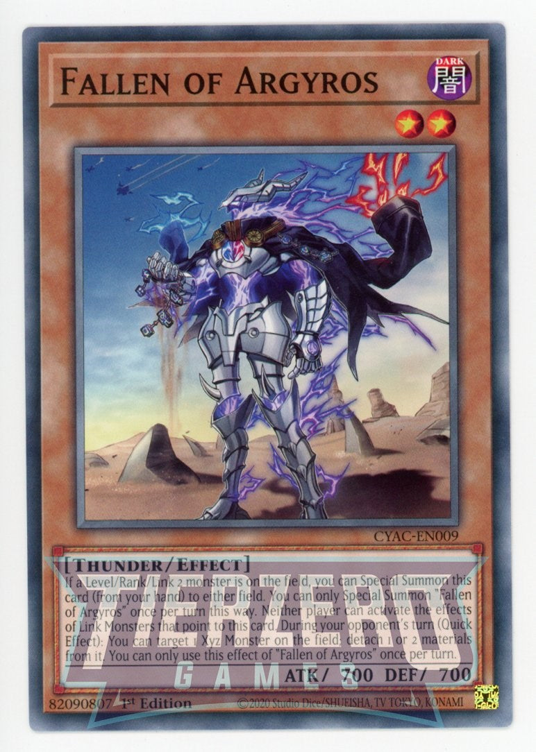 CYAC-EN009 - Fallen of Argyros - Common - Effect Monster - Cyberstorm Access