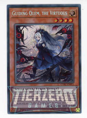 CYAC-EN011 - Guiding Quem, the Virtuous - Secret Rare - Cyberstorm Access