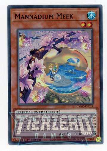 CYAC-EN014 - Mannadium Meek - Super Rare - Cyberstorm Access