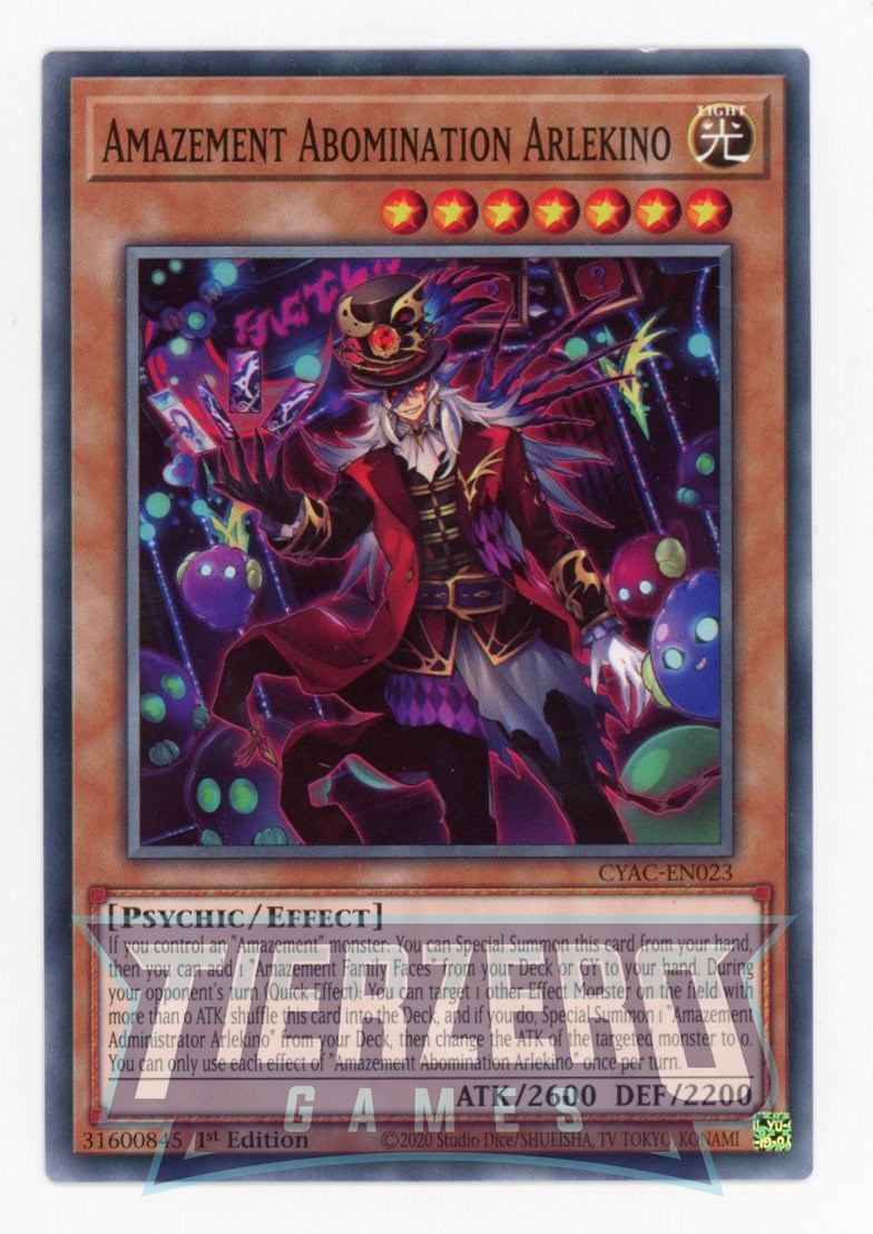 CYAC-EN023 - Amazement Abomination Arlekino - Common - Effect Monster - Cyberstorm Access