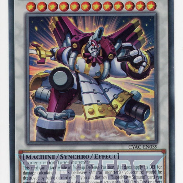 yugioh superheavy samurai cards CYAC-EN039 - Superheavy Samurai Brave Masurawo - Ultra Rare