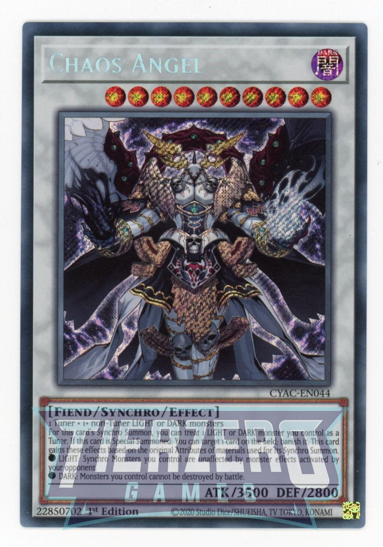 CYAC-EN044 - Chaos Angel - Secret Rare - Effect Synchro Monster - Cybe