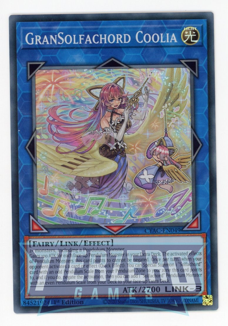 CYAC-EN049 - GranSolfachord Coolia - Super Rare - Effect Link Monster - Cyberstorm Access